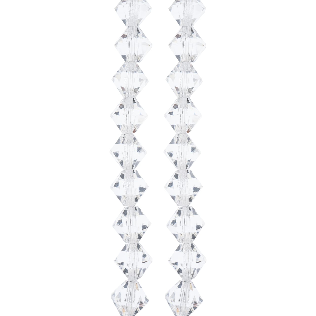 6 Pack: Preciosa Glass Crystal Bicone Beads, 8mm by Bead Landing™